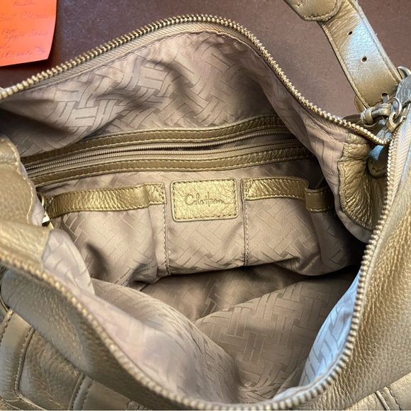 Beautiful gold Cole Haan hobo bag. - Picture 8 of 13